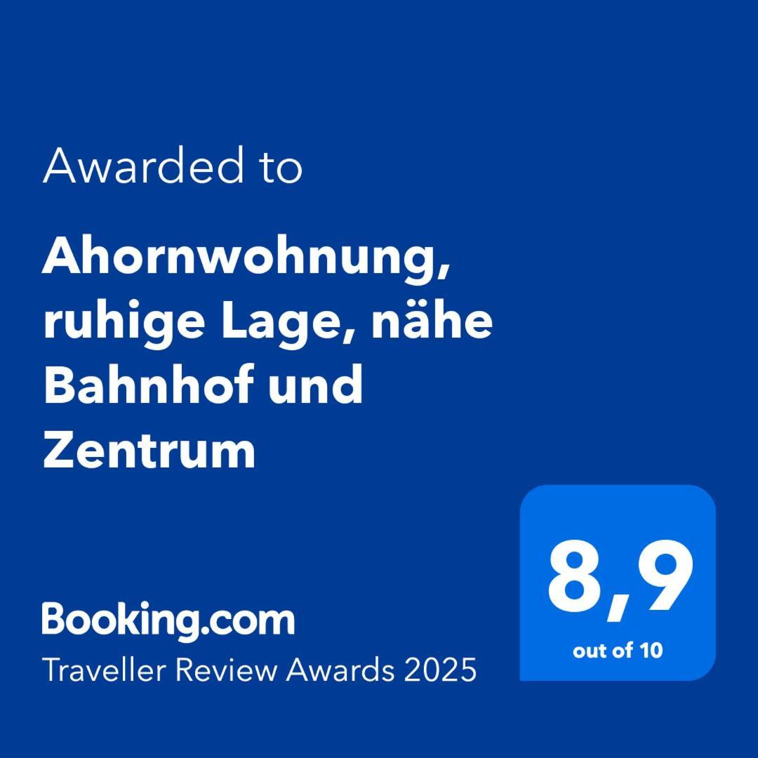 Ahornwohnung, Ruhige Lage, Naehe Bahnhof Und Zentrum 부크스 외부 사진